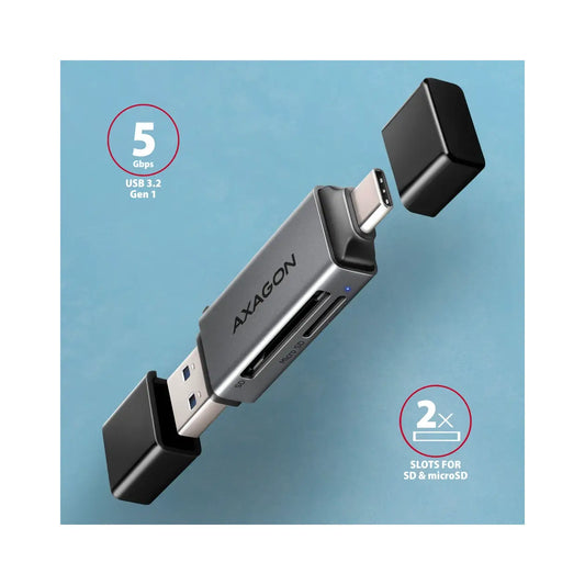 AXAGON | Card reader | USB 3.2 Gen 1 / USB-C | CRE-DAC