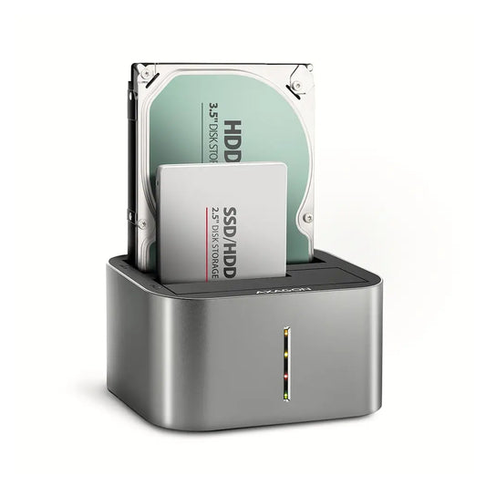 AXAGON | HDD/SSD DUAL dock SuperSpeed | USB DUAL 2.5"/3.5" | ADSA-DC