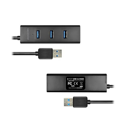 AXAGON | Four-port USB 3.0 CHARGING hub with optional external power | HUE-S2B