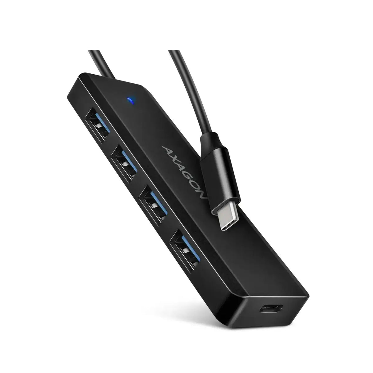 AXAGON | Hub | HUE-C1C | USB-C | 5Gbps | Ports Qty 4 | Black