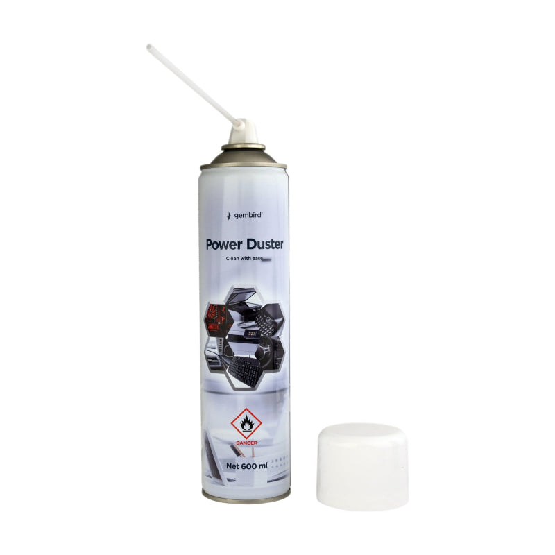 Gembird | Compressed Air Duster | CK-CAD-FL600-01 | 600 ml | Flammable | Red/White