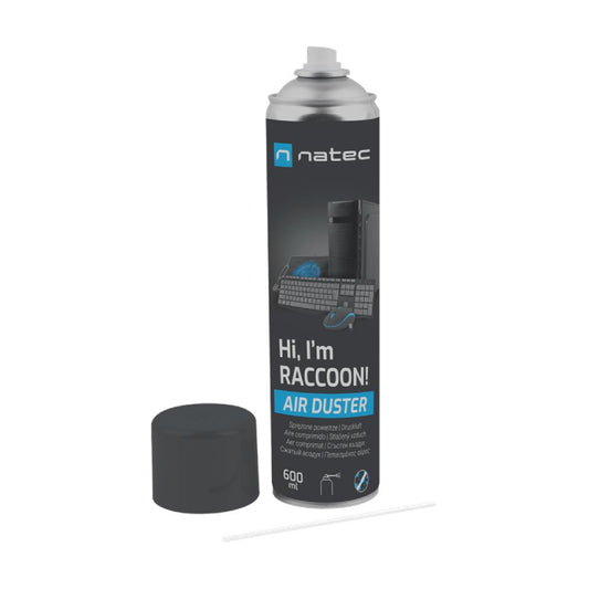 Natec | Raccoon | Air Duster | NSC-1763 | 600 ml | Black