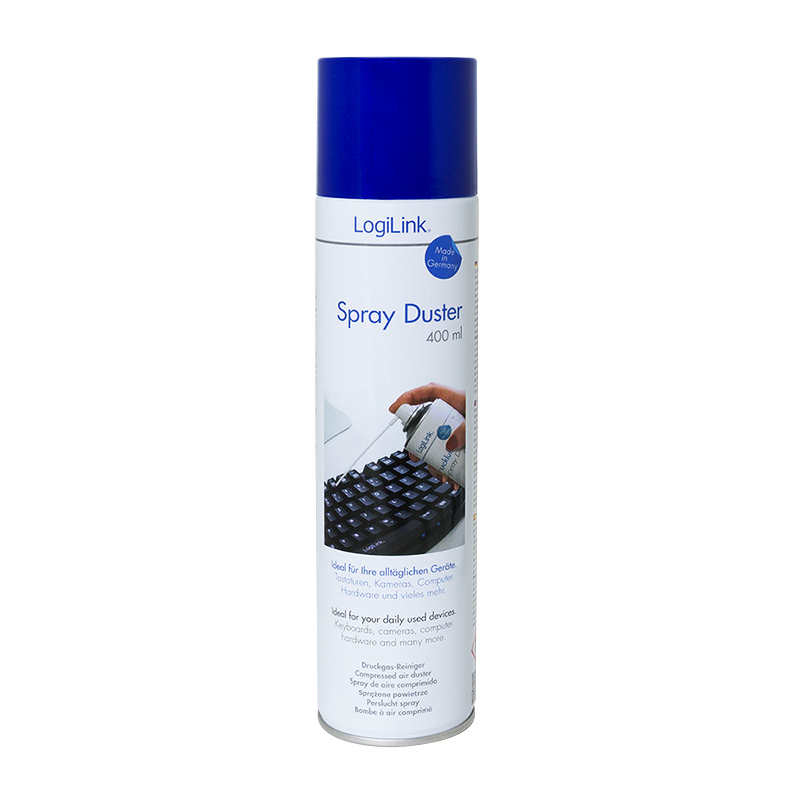 LogiLink | Cleaning Duster Spray | RP0001 | 400 ml | Compressed Air | White
