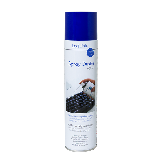 LogiLink | Cleaning Duster Spray | RP0001 | 400 ml | Compressed Air | White