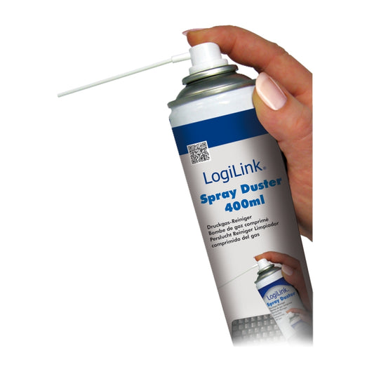 LogiLink | Cleaning Duster Spray | RP0001 | 400 ml | Compressed Air | White
