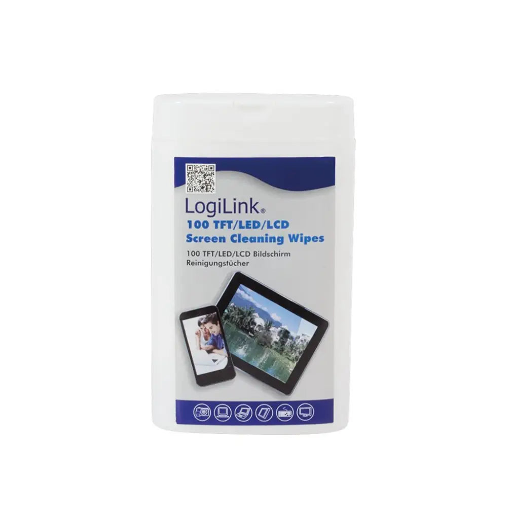 LogiLink | Cleaning Wipes | RP0010 | 100 pcs | For LCD/TFT/Plasma Screens