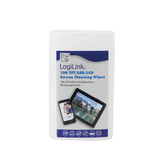 LogiLink | Cleaning Wipes | RP0010 | 100 pcs | For LCD/TFT/Plasma Screens