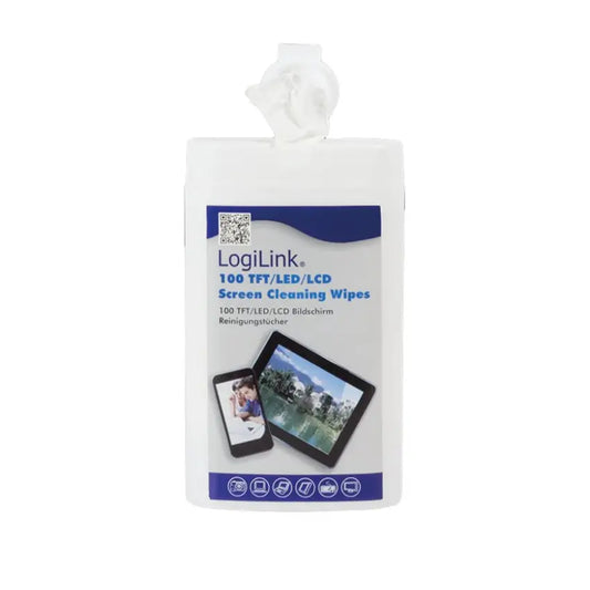 LogiLink | Cleaning Wipes | RP0010 | 100 pcs | For LCD/TFT/Plasma Screens