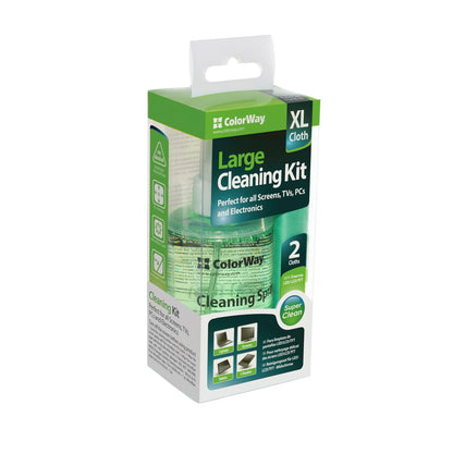 ColorWay | 3-in-1 Cleaning Kit | CW-5200 | 200 ml | 2 Microfiber Cloths | For Screens & Electronics
