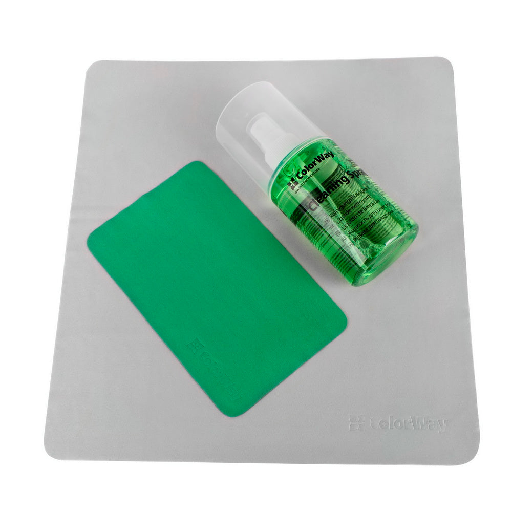 ColorWay | 3-in-1 Cleaning Kit | CW-5200 | 200 ml | 2 Microfiber Cloths | For Screens & Electronics