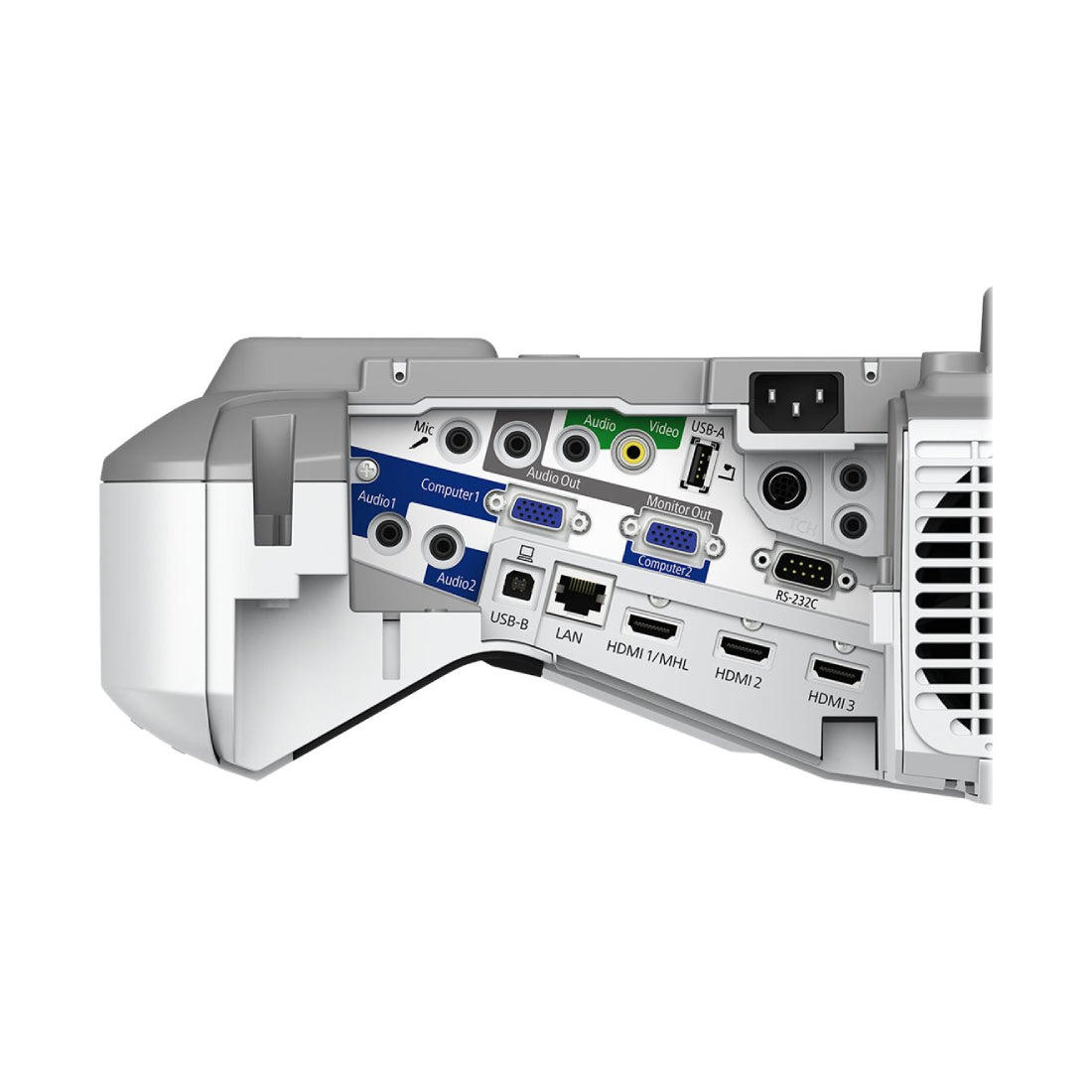 Epson | EB-695Wi | Ultra Short Throw 3LCD Projector | WXGA 1280 × 800 | 3500 ANSI Lumens | Interactive | Finger Touch | Grey/White