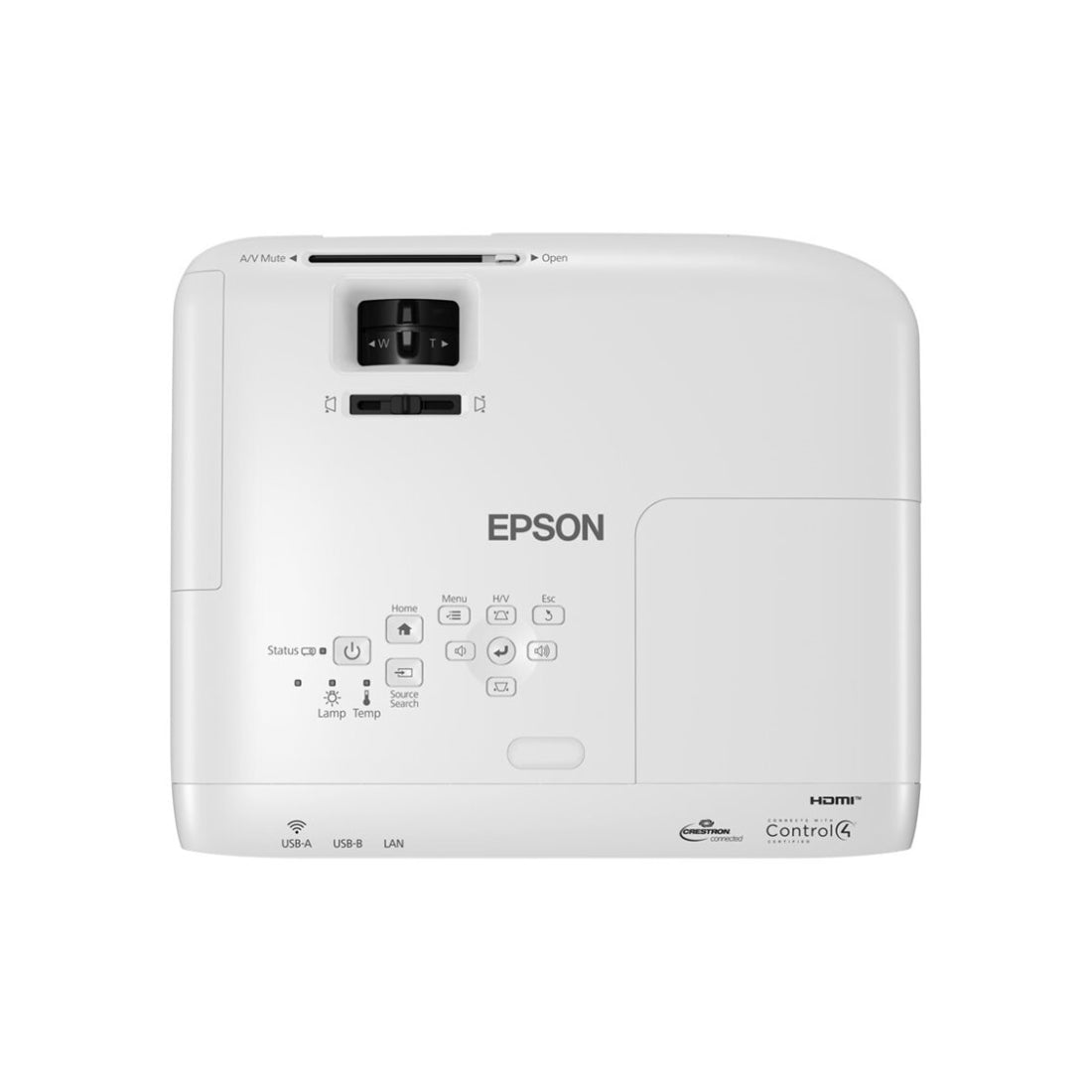 Epson | EB-W49 | 3LCD Projector | WXGA 1280 × 800 | 3800 Lumens | 5 W Speaker | White