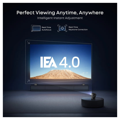 Anker Nebula | P1 | DLP Projector | Full HD 1080p | 650 ANSI Lumens | 20 W Detachable Speakers | Grey