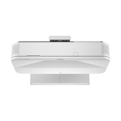 Epson | EB-810E | Super-Ultra-Short-Throw 3LCD Projector | 4K PRO-UHD | 5000 ANSI Lumens | Laser | White