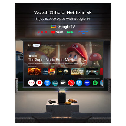 Anker Nebula | X1 | D23512F1 | 4K Triple-Laser DLP Projector | Ultra HD 4K 3840 × 2160 | 3500 ANSI Lumens | 3D | Google TV | Grey