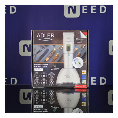 Adler | AD 2827 | AD 2827 | Hair Clipper | Cordless / Corded | 4 Length Steps | Ceramic Blades | White