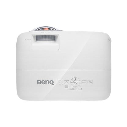 BenQ | MW809STH | 9H.JMF77.13E | Short-Throw DLP Projector | WXGA 1280 × 800 | 3600 ANSI Lumens | 3D | Lamp | White