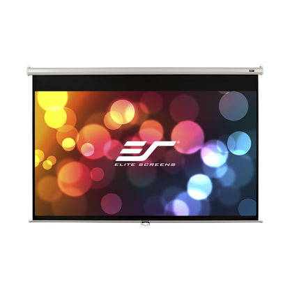 Elite Screens | Manual Series | M80NWV | 80" | 4:3 | Manual Projection Screen | MaxWhite® 2 | White