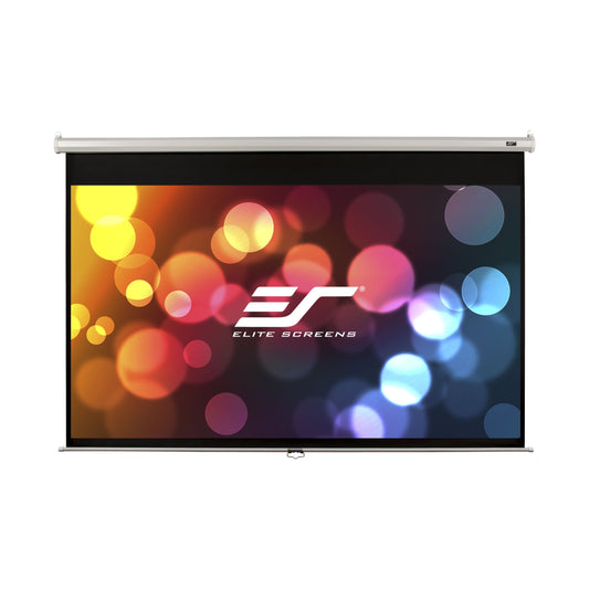 Elite Screens | Manual Serie | M80NWV | 80" | 4:3 | Manuelle Projektionsleinwand | MaxWhite® 2 | Weiß
