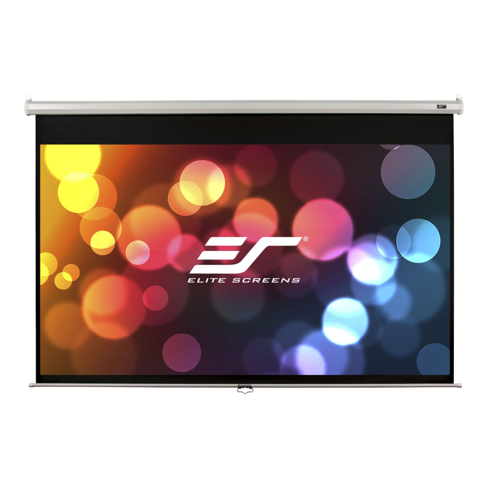 Elite Screens | Manual Series | M119XWS1 | 119" | 1:1 | Manual Projection Screen | MaxWhite | White