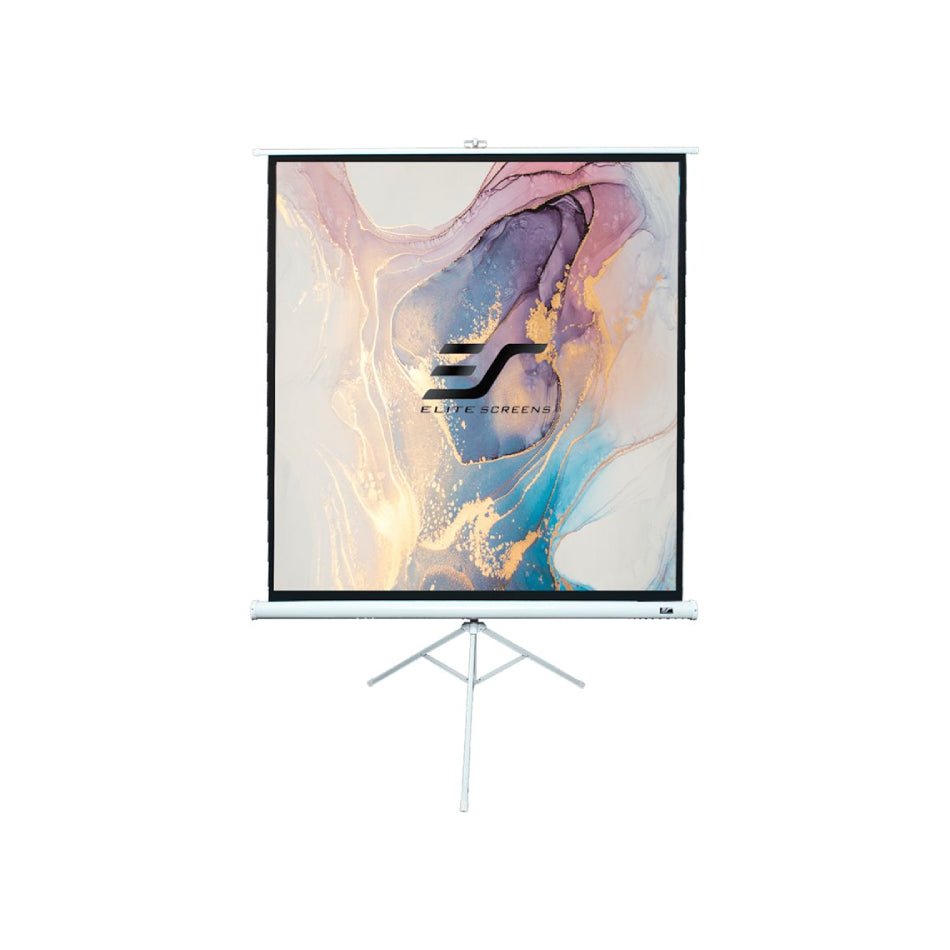 Elite Screens | Tripod Series | T120NWV1 | 120" | 4:3 | Tripod Projection Screen | MaxWhite® 2 | White