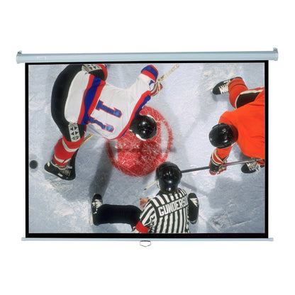 Elite Screens | Manual Series | M109NWX | 109" | 16:10 | Manual Projection Screen | MaxWhite | White