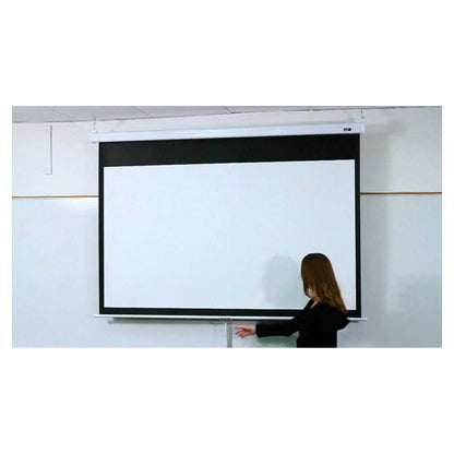 Elite Screens | Manual Series | M71XWS1 | 71" | 1:1 | Manual Projection Screen | MaxWhite | White