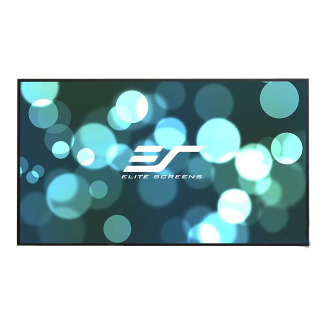 Elite Screens | Aeon Series | AR100WH2 | 100" | 16:9 | Fixed Frame Projection Screen | CineWhite® UHD-B | Black