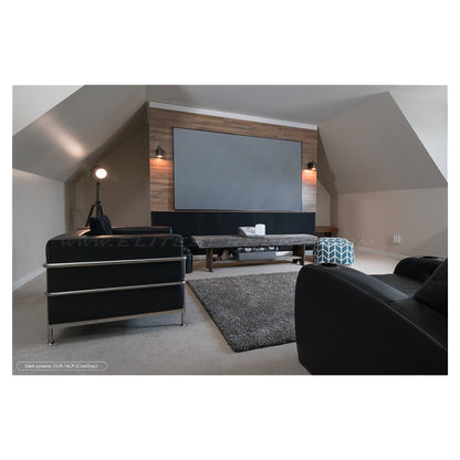 Elite Screens | Aeon Series | AR100WH2 | 100" | 16:9 | Fixed Frame Projection Screen | CineWhite® UHD-B | Black