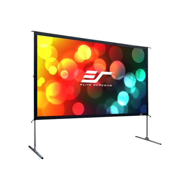 Elite Screens | Yard Master 2 Series | OMS100H2 | 100" | 16:9 | Portable Projection Screen | CineWhite® UHD-B | Silver