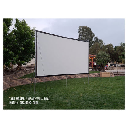 Elite Screens | Yard Master 2 Series | OMS100H2 | 100" | 16:9 | Portable Projection Screen | CineWhite® UHD-B | Silver