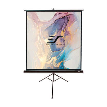 Elite Screens | Tripod Series | T84UWV1 | 84" | 4:3 | Tripod Projection Screen | MaxWhite® 2 | Black