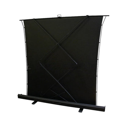 Elite Screens | ezCinema Tab-Tension Series | FT92XWH | 92" | 16:9 | Portable Floor Projection Screen | MaxWhite® 2 | Black