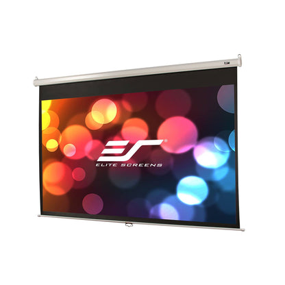 Elite Screens | Manual Series | M94NWX | 94" | 16:10 | Manual Projection Screen | MaxWhite® 2 | White