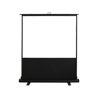 Elite Screens | ezCinema Plus 2 Series | F107XWH2 | 107" | 16:9 | Portable Floor Projection Screen | MaxWhite® 2 | Black