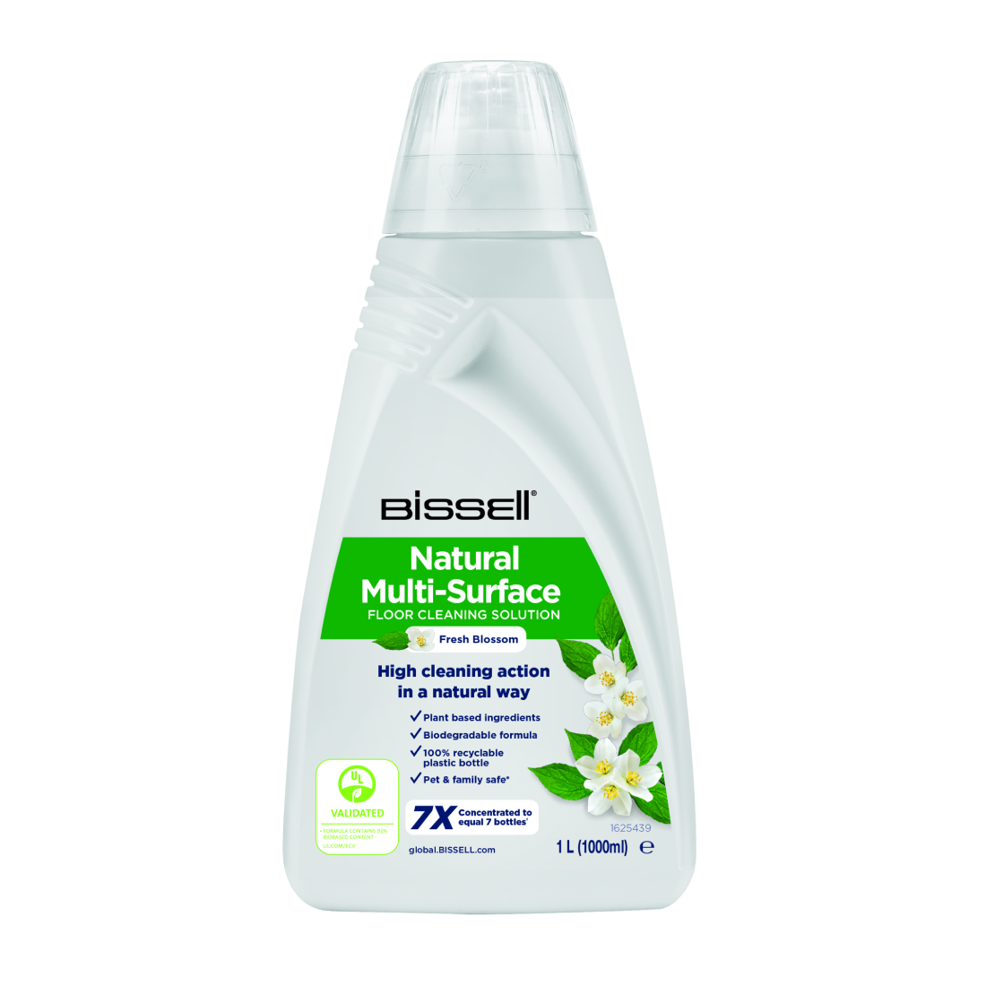 Bissell | Natural Multi-Surface Floor Cleaning Solution | 3096 | 1000 ml | Multi-Surface Cleaning Solution