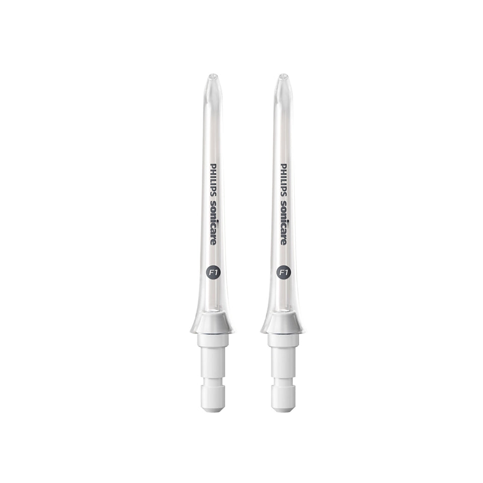 Philips | HX3042/00 | Sonicare F1 Standard | Oral Irrigator Nozzle | 2 Heads | For Dental Hygiene | White