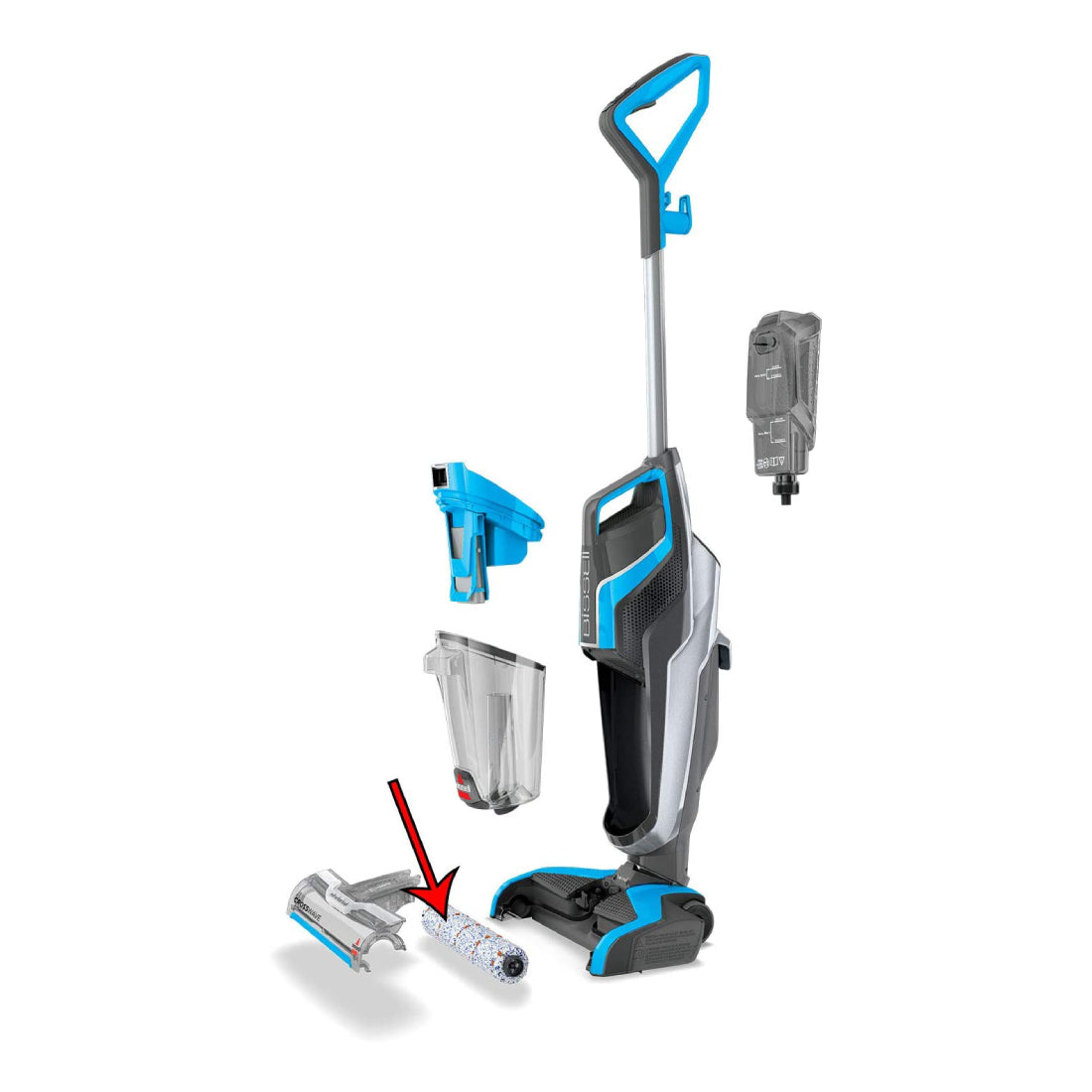 Bissell | CrossWave Multi-Surface Brush Roll | 1868F | Replacement Brush Roll | For CrossWave