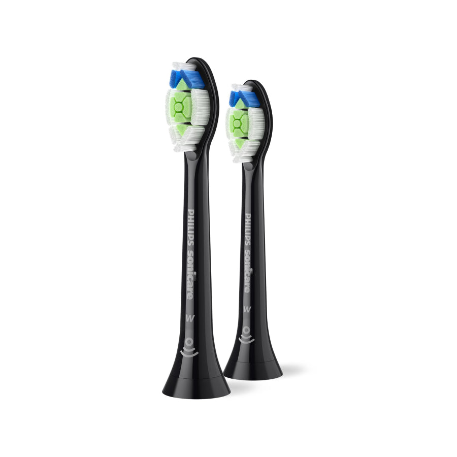 Philips | HX6062/88 | Sonicare Optimal White | Replacement Brush Heads | 2 Heads | For Adults | Black