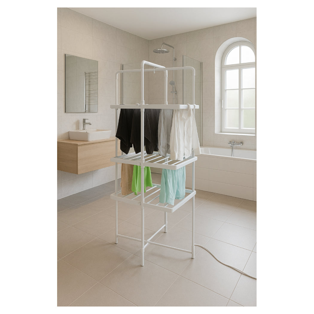 Adler | AD 7829 | Foldable Electric Clothes Dryer | 300 W | IP22 | Silver/White