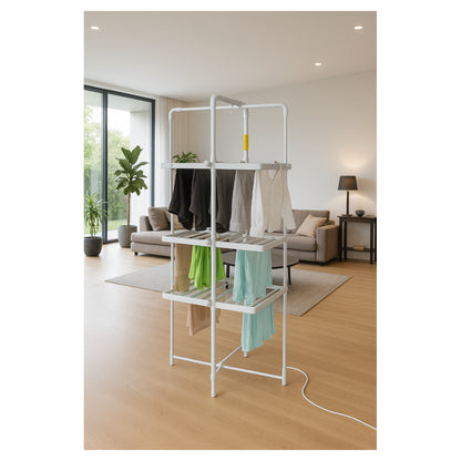 Adler | AD 7829 | Foldable Electric Clothes Dryer | 300 W | IP22 | Silver/White