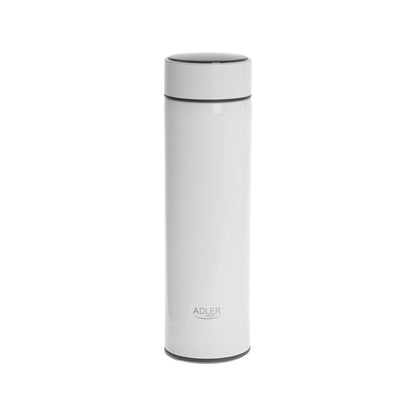 Adler | AD 4506w | 473 ml | LED Thermal Flask | Stainless Steel | White