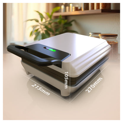 Mesko | MS 3091 | 1800 W | Waffle Maker | 2 Waffles | White