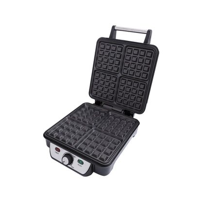 Camry | CR 3025 | 1500 W | Waffle Maker | 4 Waffles | Black/Silver