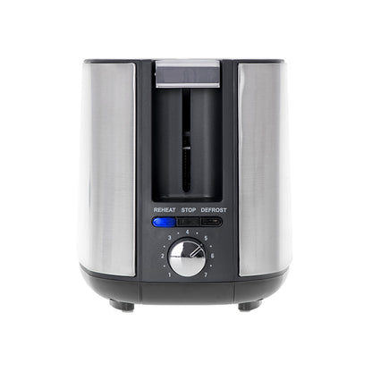 Adler | AD 3214 | 900 W | 2-Slice Toaster | Stainless Steel | Black | Silver
