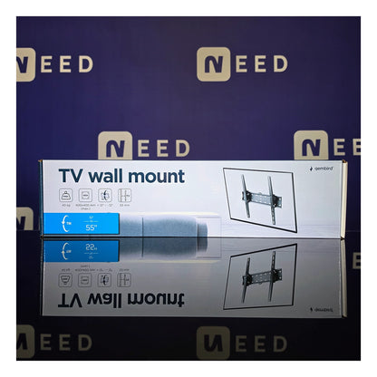 Gembird | WM-55T-02 | 32–55" | Tilting TV Wall Mount | VESA 200×200–400×400 | 40 kg | Black