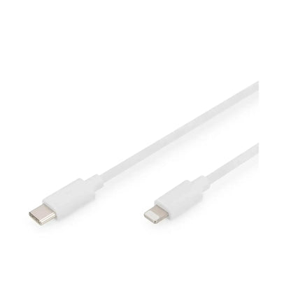 Digitus | Male | Apple Lightning | Male | 24 pin USB-C | 2 m | White