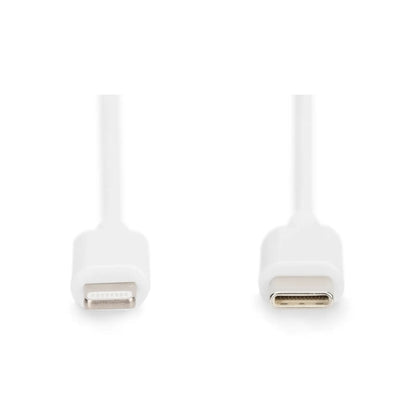 Digitus | Male | Apple Lightning | Male | 24 pin USB-C | 2 m | White