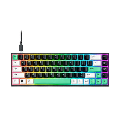 Razer | Gaming Keyboard | Reclusa X Mini 65% | Wired | Backlit RGB Chroma | US | USB-C | Black