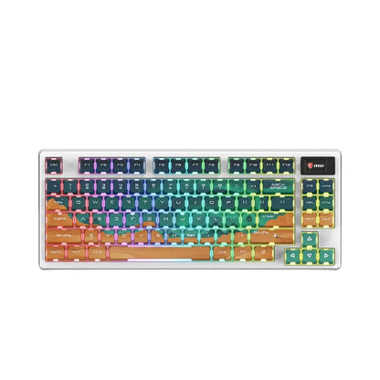 MSI | Gaming Keyboard | FORGE GK600 TKL WIRELESS MARS | Wireless | Backlit 20-Mode RGB | US | White